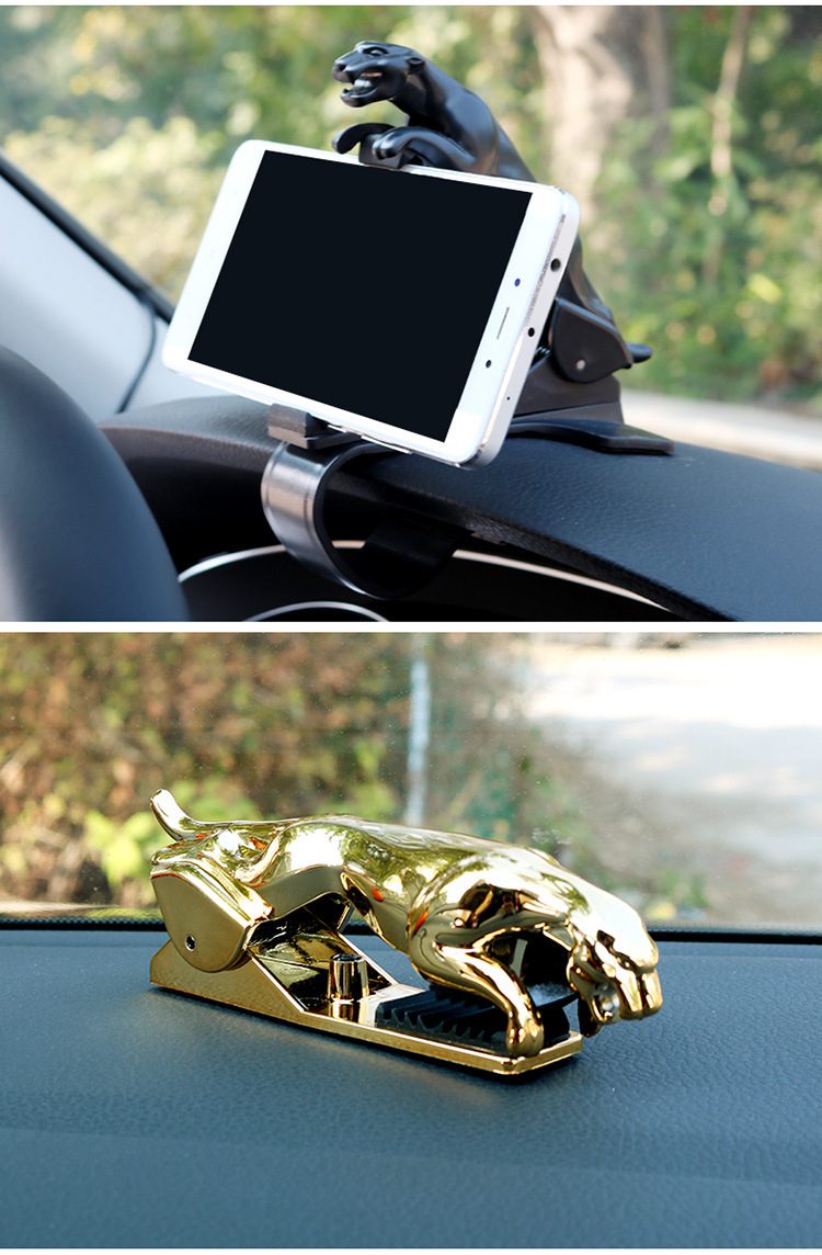 Car-Accessories Phone-Holder Gps-Stand Cellphone Adjustable Jaguar-Design 360-Degree - Image 2