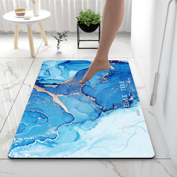 Home Gadget Anti-Slip Mat Super Absorbent Bathroom Floor Mat Diatom Mud Suitable For Kitchen Toilet - Image 3