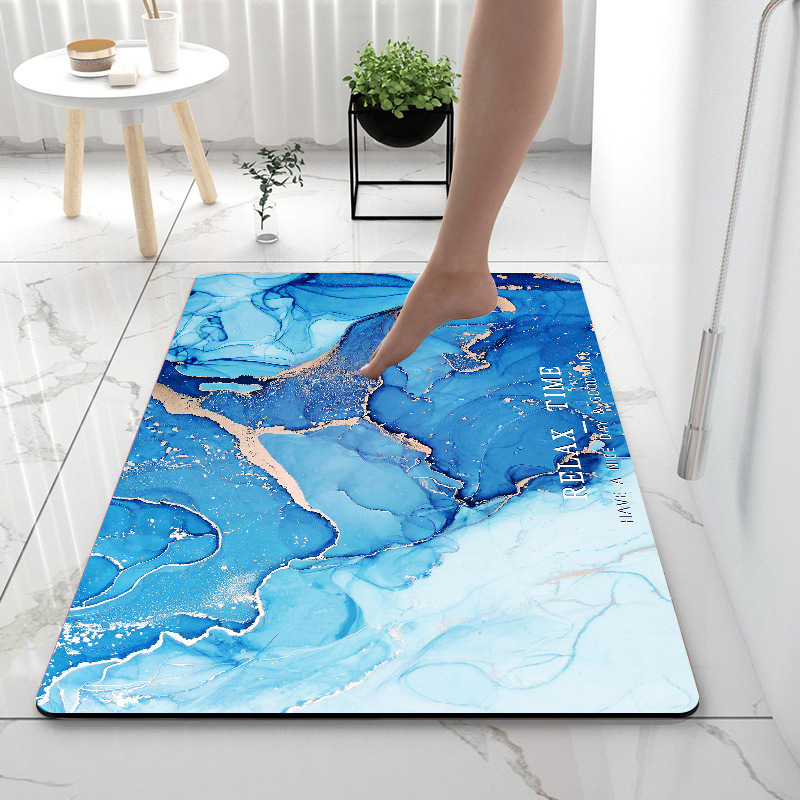 Home Gadget Anti-Slip Mat Super Absorbent Bathroom Floor Mat Diatom Mud Suitable For Kitchen Toilet - Image 3