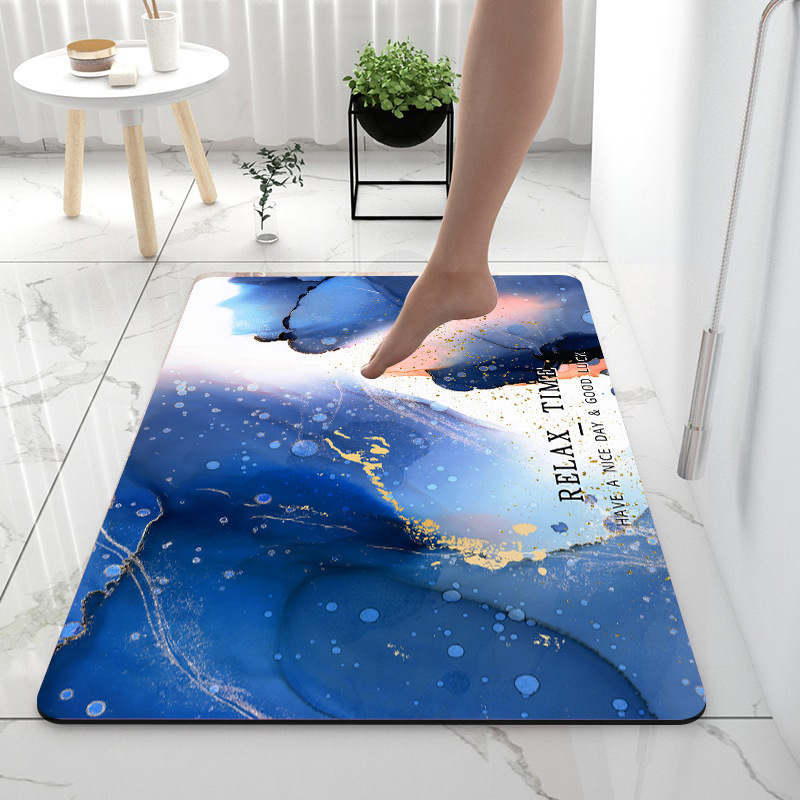 Home Gadget Anti-Slip Mat Super Absorbent Bathroom Floor Mat Diatom Mud Suitable For Kitchen Toilet - Image 2