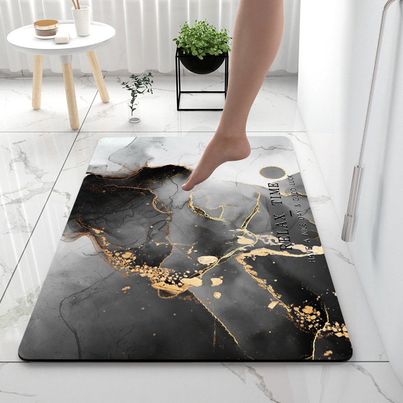 Home Gadget Anti-Slip Mat Super Absorbent Bathroom Floor Mat Diatom Mud Suitable For Kitchen Toilet - Image 8