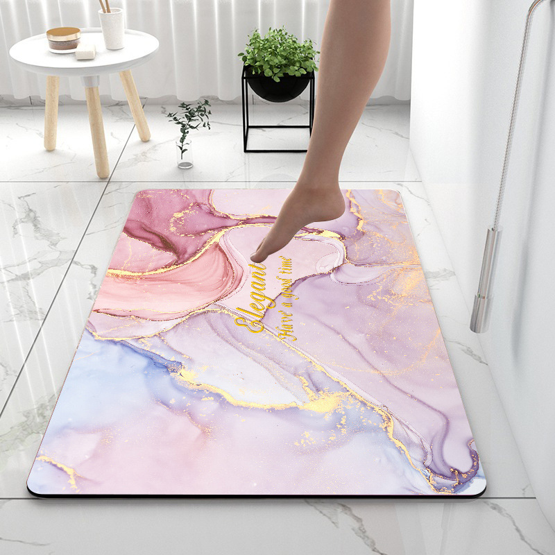 Home Gadget Anti-Slip Mat Super Absorbent Bathroom Floor Mat Diatom Mud Suitable For Kitchen Toilet - Image 4