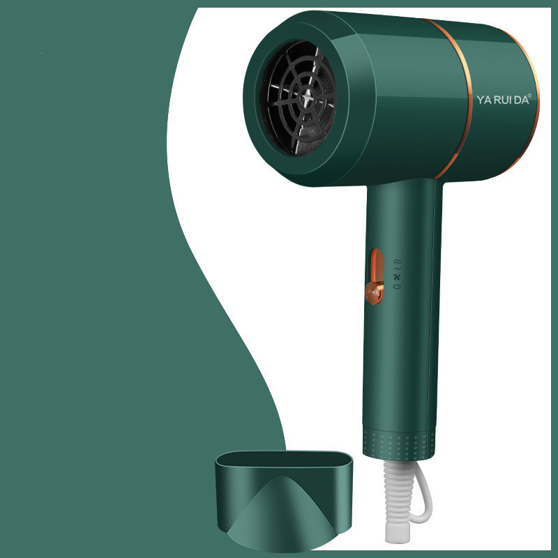 Portable Folding Low Power Cold And Hot Blue ABS Hair Dryer - Image 9