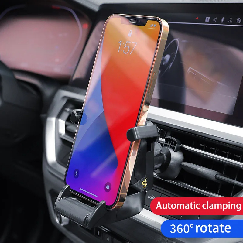 Racing Seat Shape Car Phone Holder Auto Air Vent Mobile Phone Clip 360 Degree Rotatable Car Cellphone Rack For Car Interior - Image 3