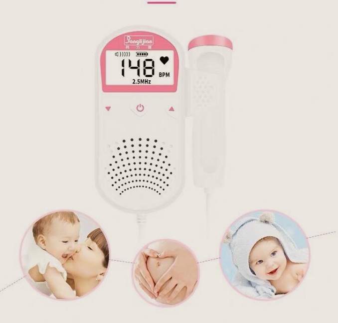 Fetal Heart Rate Monitor Home Pregnancy Baby Fetal Sound Heart Rate Detector - Image 3