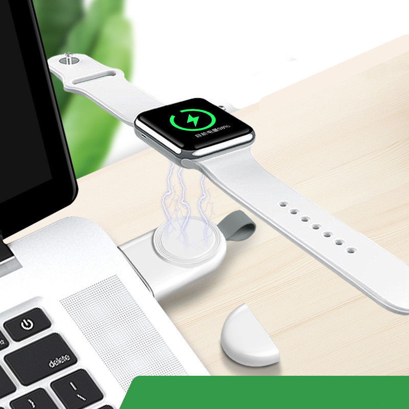 Compatible with Apple, Magnetic Charging iWatch Watch Charging USB Portable Watch Wireless Charger - Image 2